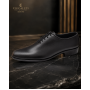 Pantofi barbati eleganti din piele naturala de culoare neagra GKR119N